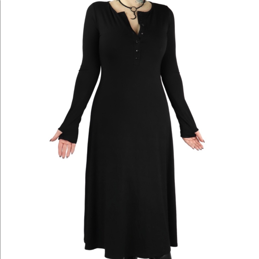FOXBLOOD FIONA HENLEY THUMBHOLE Dress small
